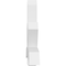 Ekena Millwork Alberta Architectural Grade PVC Gable Bracket, 72"W x 39"H x 6"D x 6"F, 13/12 Pitch GBP072X39X0606ALB00 - alternate 5